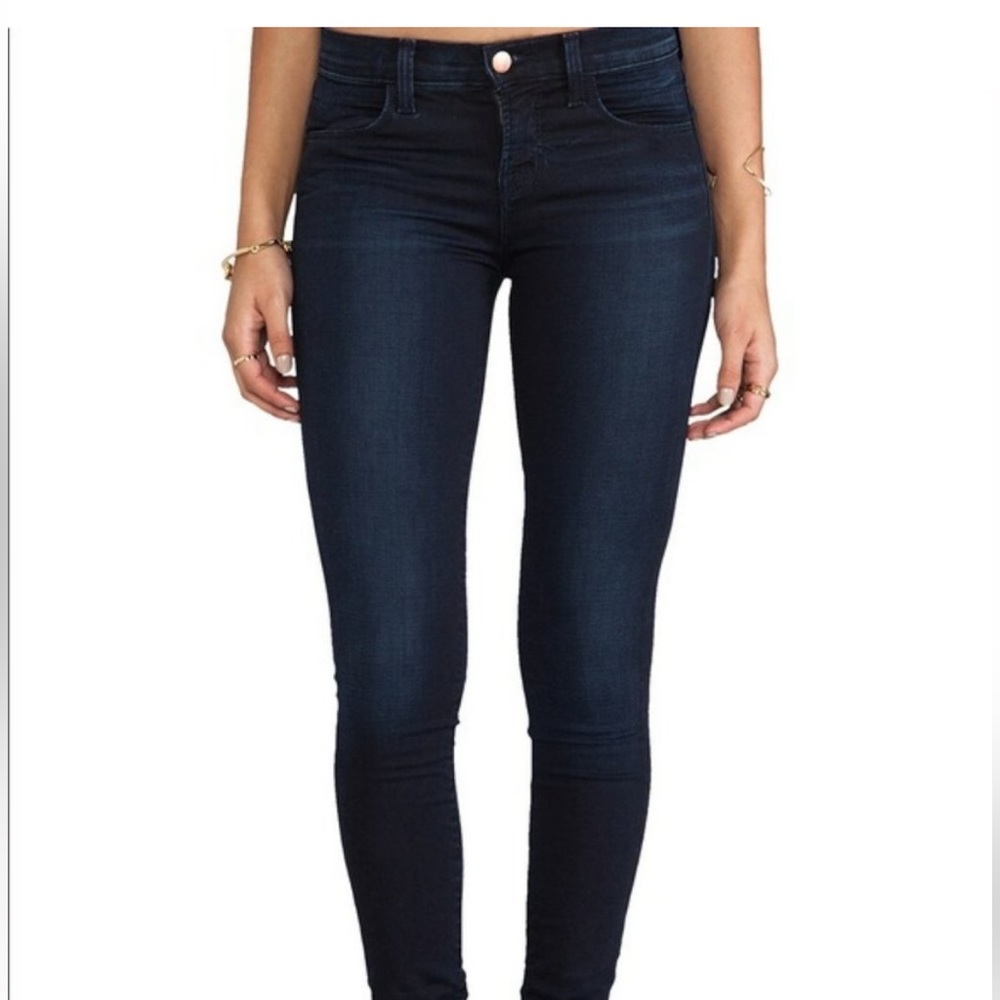 J Brand Mid Rise Skinny Jeans